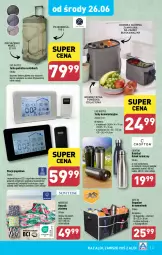 Gazetka promocyjna Aldi - Pełna oferta - Gazetka - ważna od 30.06 do 30.06.2024 - strona 27 - produkty: Stacja pogodowa, Organizer, O Bag, Wełna, Ręcznik, Torba, Zegar, Bateria, Kubek termiczny, Kubek, LG, Fa