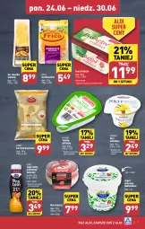 Gazetka promocyjna Aldi - Pełna oferta - Gazetka - ważna od 30.06 do 30.06.2024 - strona 7 - produkty: Jogurt naturalny, Ser, Mus, Twaróg, Piątnica, Kasztelan, Jogurt, Twaróg półtłusty, Mimolette, Flora, Olma, Jogurt pitny