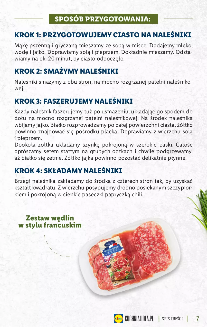 Gazetka promocyjna Lidl - KATALOG FRANCJA - ważna 21.02 do 26.02.2022 - strona 7 - produkty: Fa, Gry, Lack, Mleko, Naleśniki, Pieprz, Ser