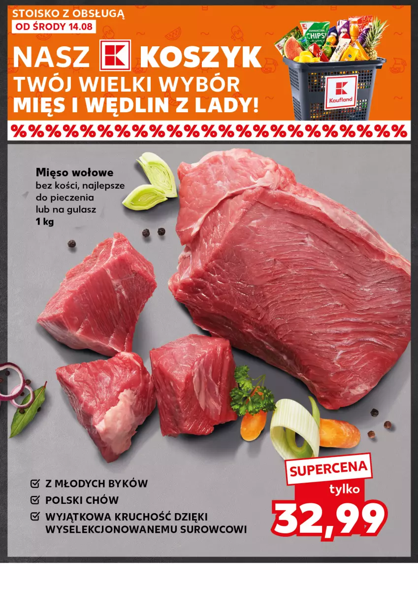 Gazetka promocyjna Kaufland - Kaufland - ważna 19.08 do 21.08.2024 - strona 14 - produkty: Mięso, Mięso wołowe, Piec