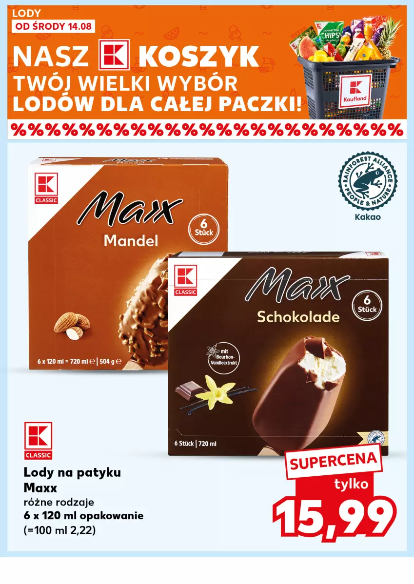 Gazetka promocyjna Kaufland - Kaufland - ważna 19.08 do 21.08.2024 - strona 18 - produkty: Lody