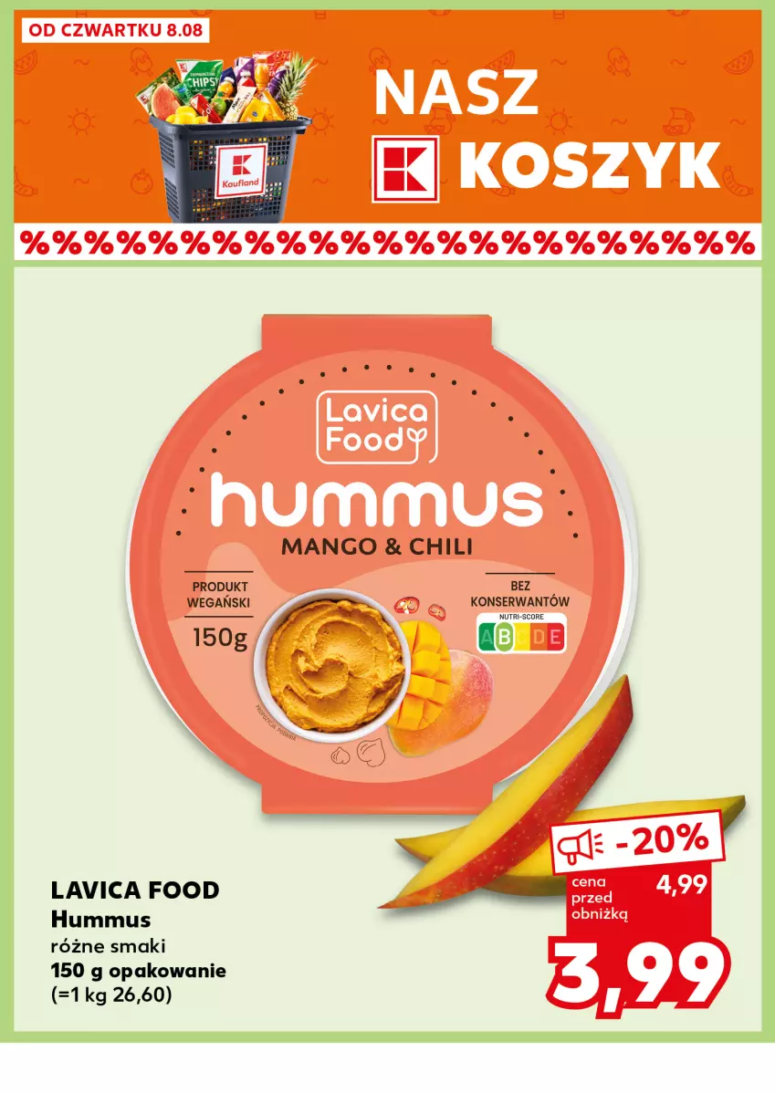 Gazetka promocyjna Kaufland - Kaufland - ważna 19.08 do 21.08.2024 - strona 22 - produkty: Hummus, Mango, Mus, Ser