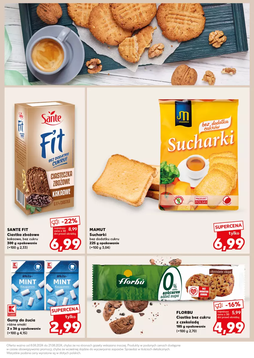 Gazetka promocyjna Kaufland - Kaufland - ważna 19.08 do 21.08.2024 - strona 29 - produkty: Ciastka, Kakao, Sante