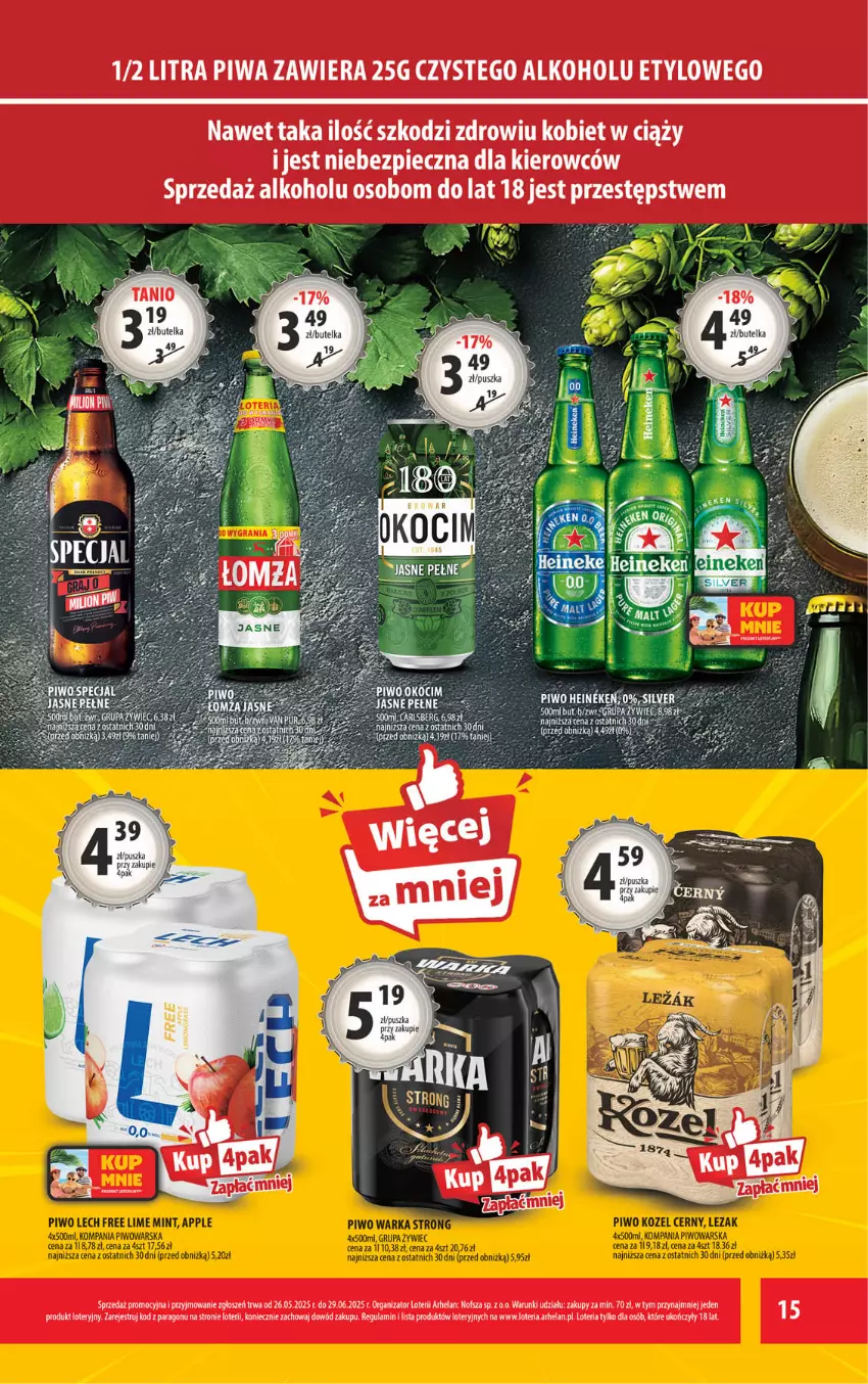 Gazetka promocyjna Arhelan - Gazetka - ważna 06.06 do 15.06.2025 - strona 15 - produkty: Fa, Gra, Karp, LG, Piec, Piwa