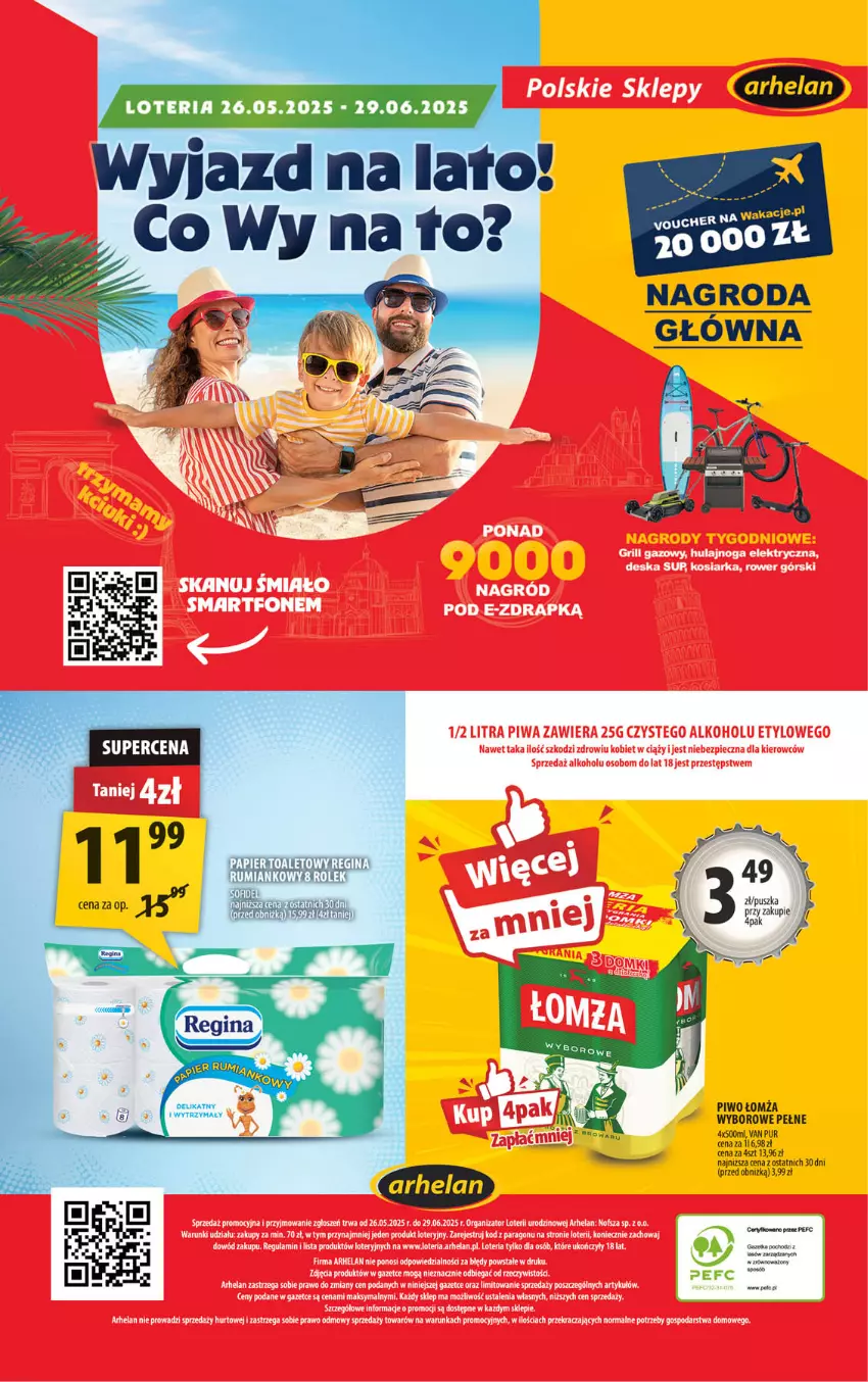 Gazetka promocyjna Arhelan - Gazetka - ważna 06.06 do 15.06.2025 - strona 20 - produkty: Piwo, Por, Pur