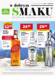 Gazetka promocyjna Stokrotka - W dobrym smaku! - Gazetka - ważna od 18.03 do 18.03.2026 - strona 1 - produkty: Koc, Johnnie Walker, Optima, Wódka, Stock, Whisky