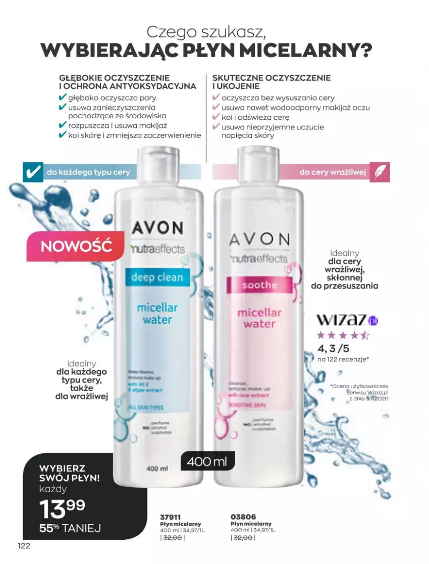 Gazetka promocyjna Avon - Marzec - ważna 01.03 do 31.03.2021 - strona 118 - produkty: Makijaż, Płyn micelarny, Por