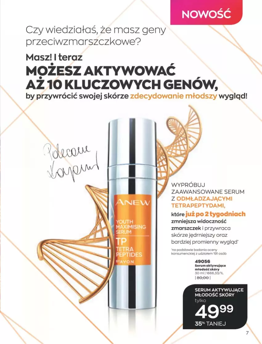 Gazetka promocyjna Avon - Marzec - ważna 01.03 do 31.03.2021 - strona 7 - produkty: Fa, Mars, Rum, Ser, Serum, Tera