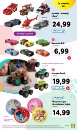 Gazetka promocyjna Lidl - GAZETKA - Gazetka - ważna od 11.03 do 11.03.2023 - strona 31 - produkty: Chodzik, Cars, Tera, Monster truck, Opony