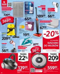 Gazetka promocyjna Selgros - Oferta przemysłowa - Gazetka - ważna od 19.01 do 19.01.2022 - strona 20 - produkty: Odkurzacz, Top, Mop, Philips, Termometr, Mop parowy, Robot, Narożnik, IRobot, Suszarki, Roomba, Sterylizator, Parownica, Szczoteczka, Lakier