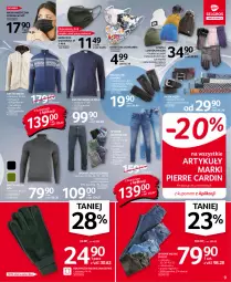 Gazetka promocyjna Selgros - Oferta przemysłowa - Gazetka - ważna od 19.01 do 19.01.2022 - strona 9 - produkty: Sweter, Maska medyczna, Czapka, Pasek, Wełna, Pierre Cardin, Pasek męski, Spodnie, Maska