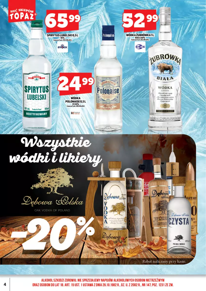 Gazetka promocyjna Topaz - Gazetka - ważna 01.12 do 14.12.2025 - strona 6 - produkty: Stock, Wódka