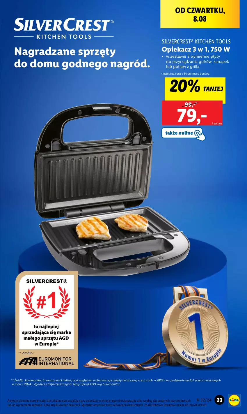 Gazetka promocyjna Lidl - GAZETKA - ważna 05.08 do 10.08.2024 - strona 25 - produkty: Gra, Grill, Monitor, Silvercrest