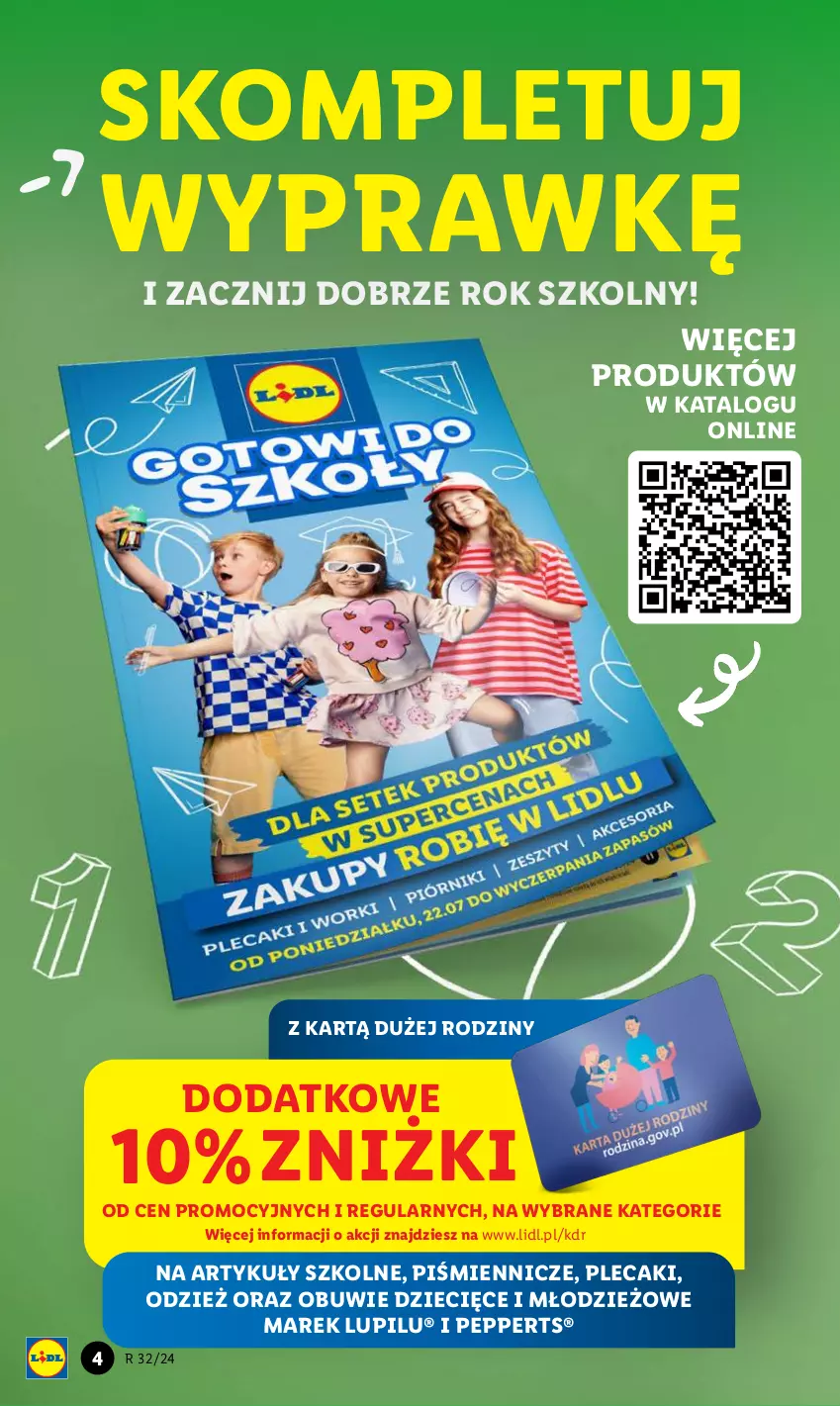 Gazetka promocyjna Lidl - GAZETKA - ważna 05.08 do 10.08.2024 - strona 6 - produkty: Dzieci, Obuwie, Plecak