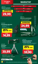 Gazetka promocyjna Lidl - GAZETKA - Gazetka - ważna od 10.08 do 10.08.2024 - strona 34 - produkty: Parkside, Ser, Noż, Podkładka, Poziomica, Podkład