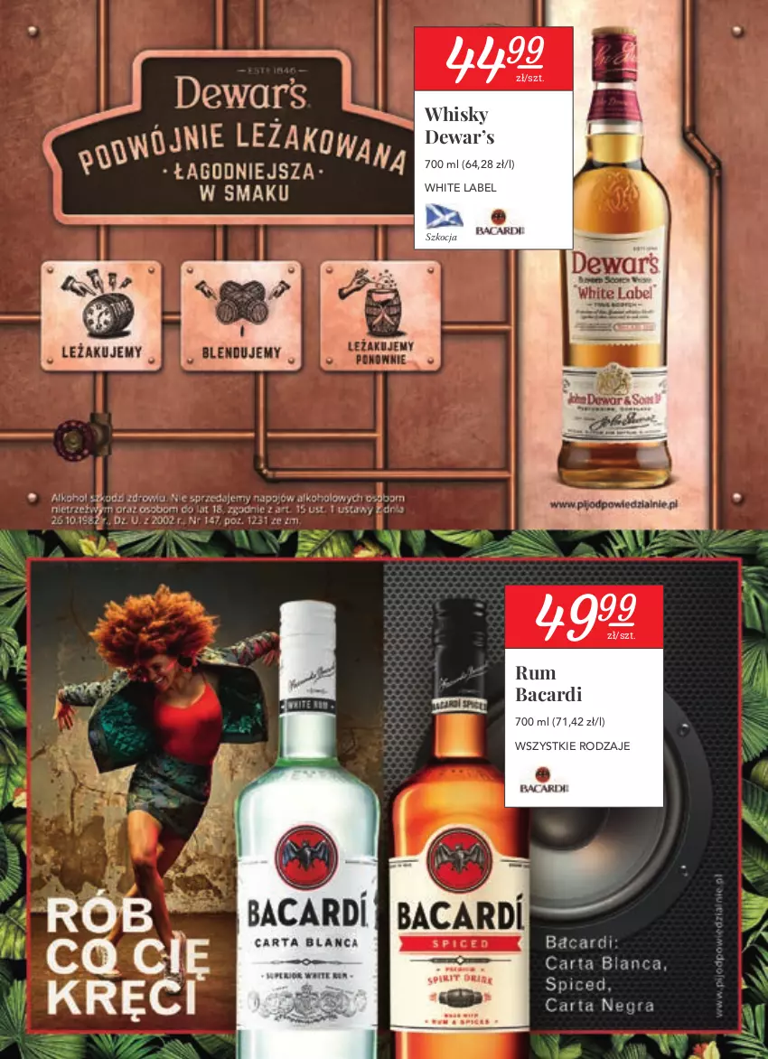 Gazetka promocyjna Stokrotka - Katalog Euro 2020 - ważna 10.06 do 30.06.2021 - strona 6 - produkty: Bacardi, Koc, Rum, Whisky