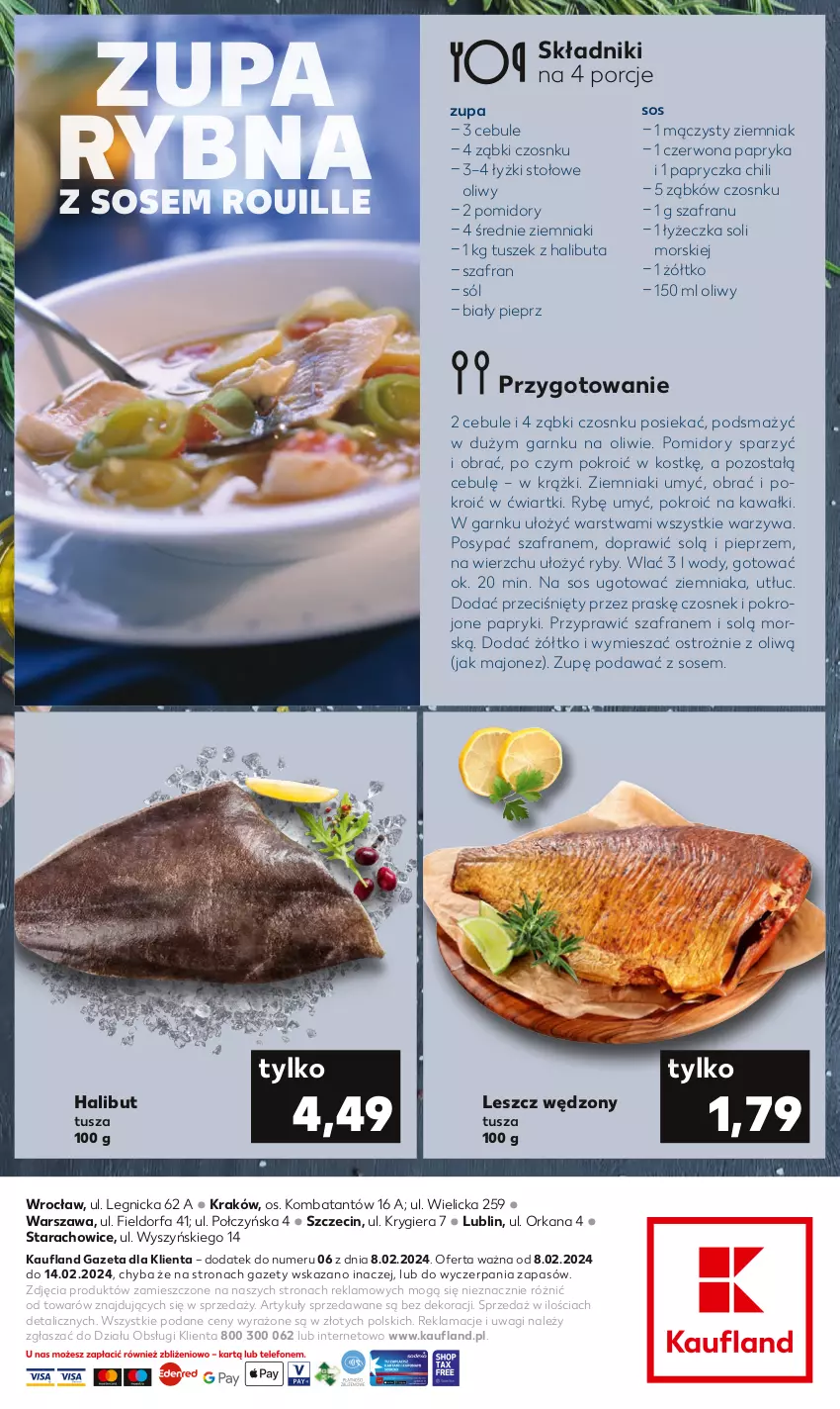 Gazetka promocyjna Kaufland - Kaufland - ważna 08.02 do 14.02.2024 - strona 2 - produkty: Czosnek, Fa, Halibut, Kawa, Majonez, Orka, Papryka, Pieprz, Pomidory, Por, Sól, Sos, Szafran, Tusz, Wagi, Warzywa, Ziemniaki, Zupa