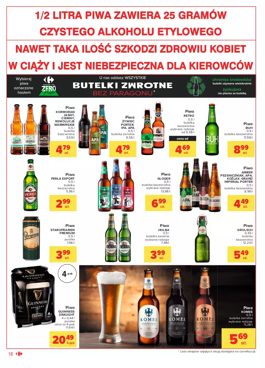 Gazetka promocyjna Carrefour - Gazetka Market - ważna 31.05 do 12.06.2021 - strona 18 - produkty: Gra, Perła, Piec, Piwa, Piwo, Por