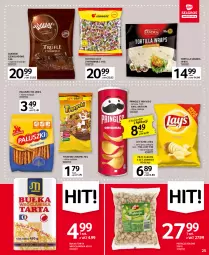 Gazetka promocyjna Selgros - Oferta spożywcza - Gazetka - ważna od 29.03 do 29.03.2023 - strona 25 - produkty: Pistacje, Gry, Cukier, Cukierki czekoladowe, Tortilla, Chrupki, Tarta, Pringles, Pastylki, Cukierki, Bułka tarta, Lay’s, Bułka