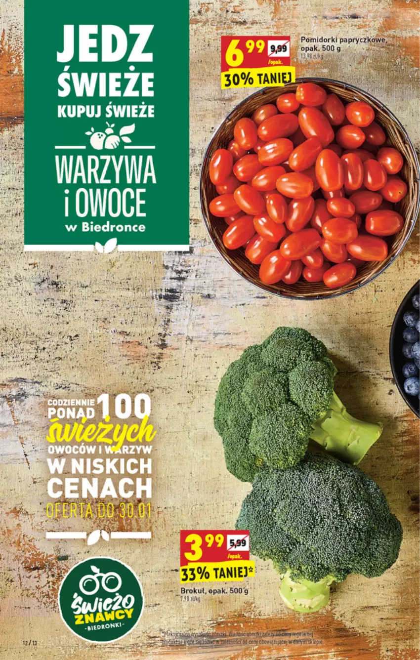 Gazetka promocyjna Biedronka - W tym tygodniu - ważna 27.01 do 02.02.2022 - strona 12 - produkty: Dron, Pomidorki