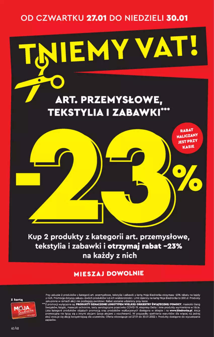 Gazetka promocyjna Biedronka - W tym tygodniu - ważna 27.01 do 02.02.2022 - strona 62 - produkty: BIC, Dron, Fa, Rama