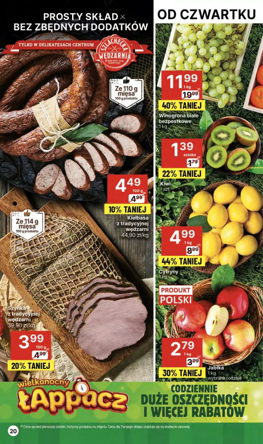 Gazetka promocyjna Delikatesy Centrum - NOWA GAZETKA Delikatesy Centrum od 21 marca! 21-27.03.2024 - ważna 21.03 do 27.03.2024 - strona 20 - produkty: Fa, Kiełbasa, Rum, Wino, Winogrona