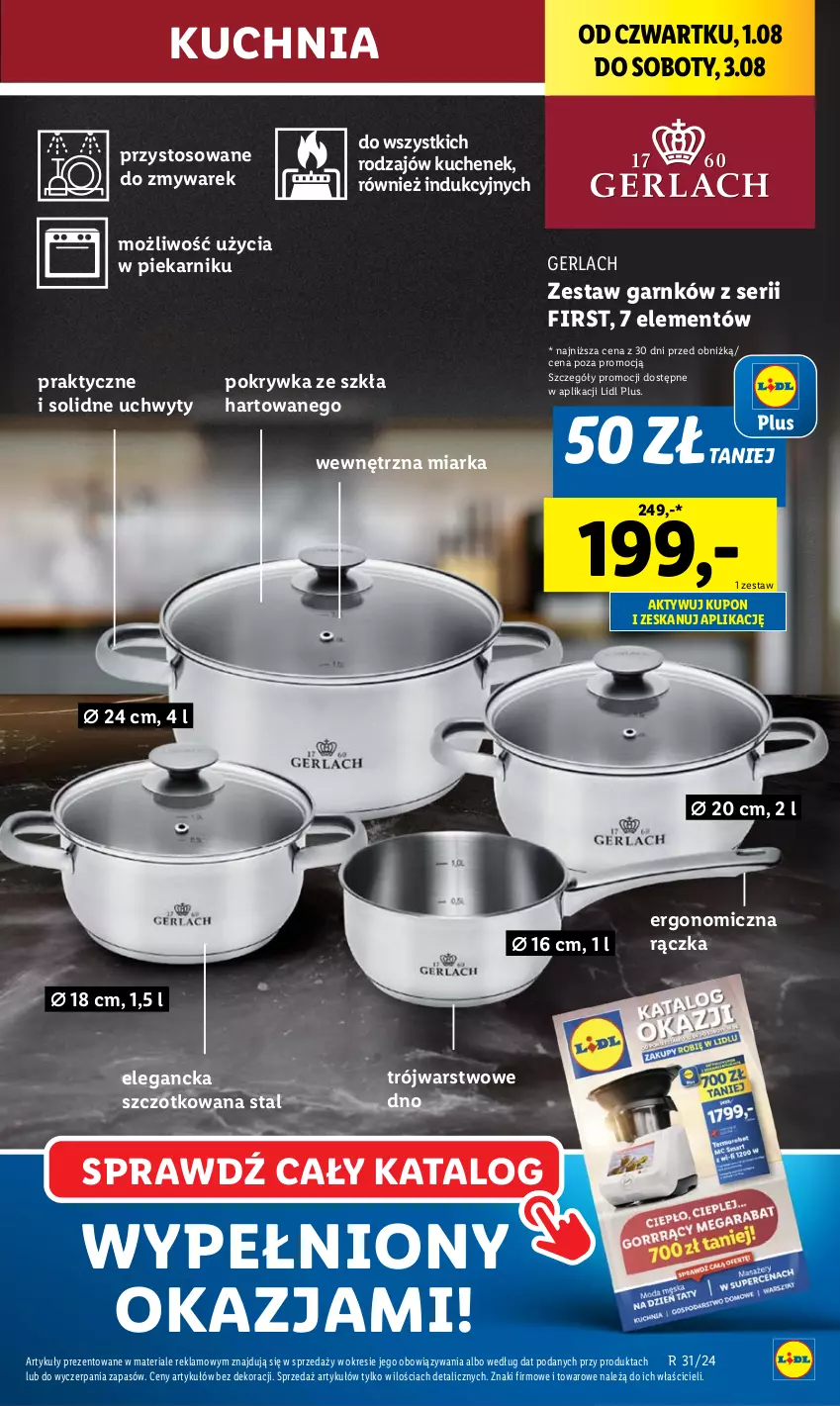 Gazetka promocyjna Lidl - GAZETKA - ważna 01.08 do 03.08.2024 - strona 13 - produkty: Kuchnia, Miarka, Piekarnik, Ser, Uchwyty