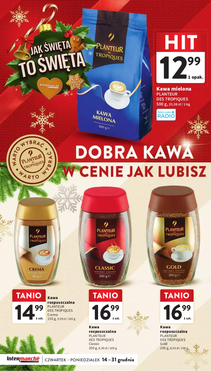 Gazetka promocyjna Intermarche - Gazetka Intermarche - ważna 14.12 do 18.12.2023 - strona 36 - produkty: Kawa, Kawa mielona, Kawa rozpuszczalna