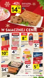 Gazetka promocyjna Intermarche - Gazetka Intermarche - Gazetka - ważna od 18.12 do 18.12.2023 - strona 29 - produkty: Krakus, Por, Kiełbaski śląskie, Kiełbasa krakowska, Parówki, Parówki z szynki, Pasztet, Duda, Szynka, Tarczyński, Sport, Boczek, Frankfurterki, Kabanos, Kiełbasa, Olewnik