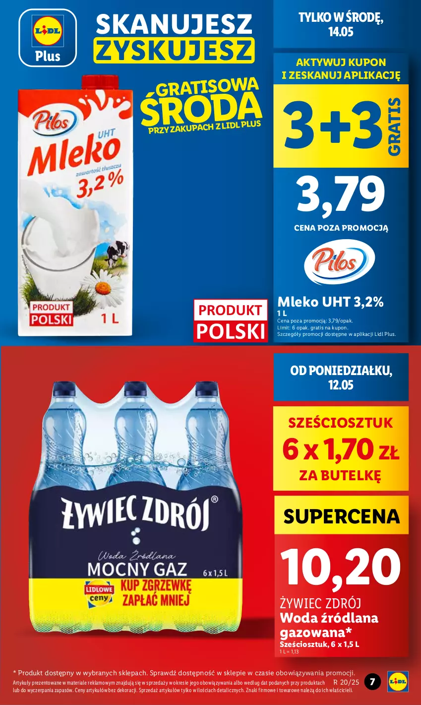 Gazetka promocyjna Lidl - GAZETKA - ważna 12.05 do 14.05.2025 - strona 7 - produkty: Gra, LANA, Mleko, Woda