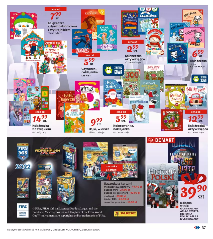 Gazetka promocyjna Carrefour - Gazetka Carrefour Zabawki - ważna 02.11 do 28.11.2021 - strona 37 - produkty: Disney, Dres, Klej, Koc, Kolorowanka, Książka, Lustro, Por, Ser