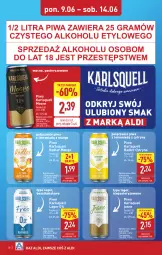 Gazetka promocyjna Aldi - Pełna oferta - Gazetka - ważna od 14.06 do 14.06.2025 - strona 18 - produkty: Piwa, Piwo, Karlsquell, Gra, Cytryny, Radler, Mango