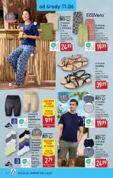Gazetka promocyjna Aldi - Pełna oferta - Gazetka - ważna od 14.06 do 14.06.2025 - strona 26 - produkty: Top, Szorty, Sandał, Karp, T-shirt, Spodnie, Fa