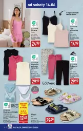 Gazetka promocyjna Aldi - Pełna oferta - Gazetka - ważna od 14.06 do 14.06.2025 - strona 34 - produkty: Klapki, Top, Ryba, Majtki, Biustonosz, Kosz, Koszulka, Wełna, Piżama, Fa