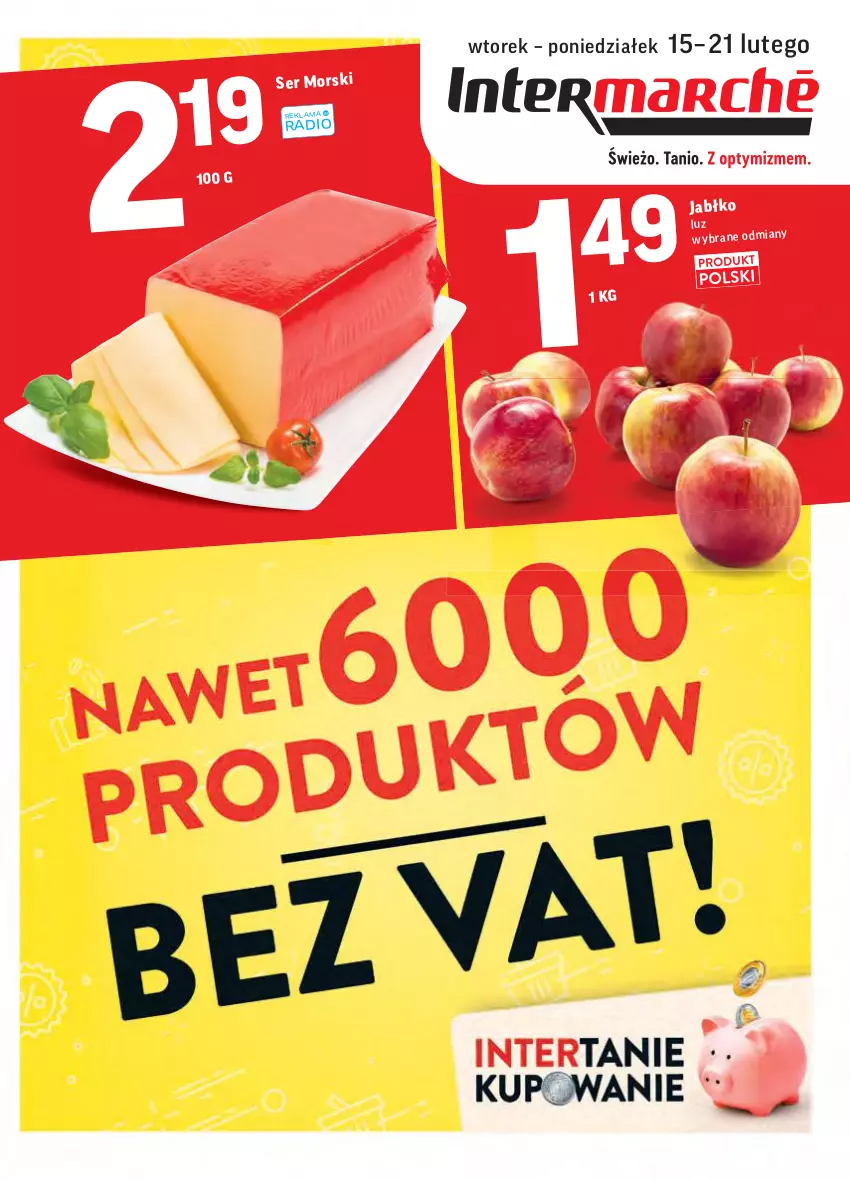 Gazetka promocyjna Intermarche - Gazetka promocyjna - ważna 15.02 do 21.02.2022 - strona 1 - produkty: Ser