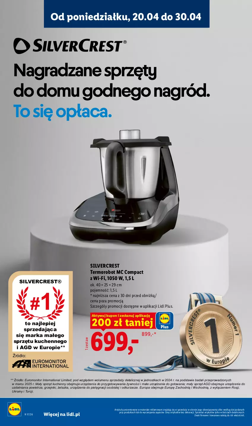 Gazetka promocyjna Lidl - Katalog ważny od 20.04 - ważna 20.04 do 26.04.2026 - strona 18 - produkty: Gra, Grzejnik, Monitor, Odkurzacz, Odkurzacze, Robot, Silvercrest
