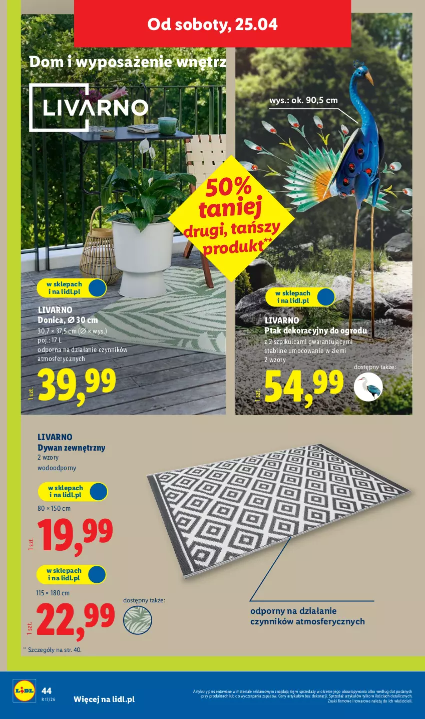 Gazetka promocyjna Lidl - Katalog ważny od 20.04 - ważna 20.04 do 26.04.2026 - strona 58 - produkty: Dywan, Ivar, Por