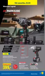 Gazetka promocyjna Lidl - Katalog ważny od 20.04 - Gazetka - ważna od 26.04 do 26.04.2026 - strona 31 - produkty: Parkside, Ser, Por, Walizka, Warka, Ogród, Klucz udarowy, Akumulator