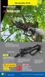 Gazetka promocyjna Lidl - Katalog ważny od 20.04 - Gazetka - ważna od 26.04 do 26.04.2026 - strona 36 - produkty: Piec, Parkside, Sok, Noż, Walizka, Sekator, Ogród, Akumulator