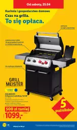 Gazetka promocyjna Lidl - Katalog ważny od 20.04 - Gazetka - ważna od 26.04 do 26.04.2026 - strona 60 - produkty: Kuchnia, Grill, Grill gazowy, Pokrywa