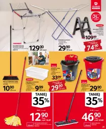 Gazetka promocyjna Selgros - Oferta przemysłowa - Gazetka - ważna od 29.06 do 29.06.2022 - strona 25 - produkty: Top, Sok, Mop, Asus, Rama, Kije, Pojemnik, Taboret, Pojemnik plastikowy, Wiadro, Suszarka, Taboret składany, Suszarka na pranie, Miotła