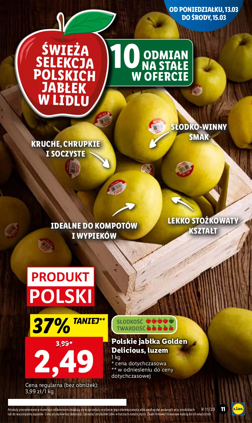 Gazetka promocyjna Lidl - GAZETKA - ważna 13.03 do 15.03.2023 - strona 11 - produkty: Chrupki, Jabłka