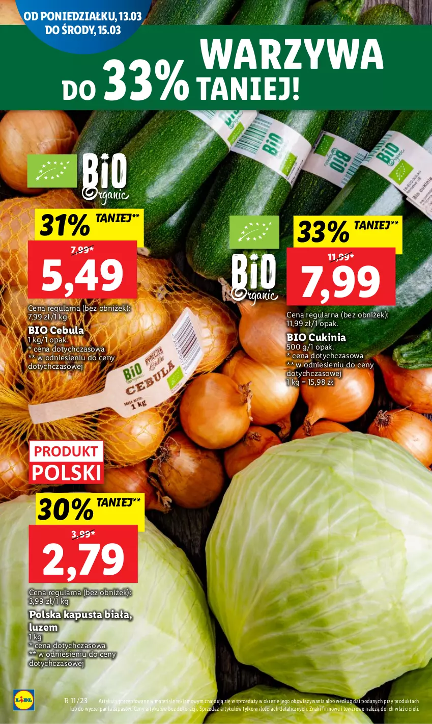 Gazetka promocyjna Lidl - GAZETKA - ważna 13.03 do 15.03.2023 - strona 16 - produkty: Cebula, Warzywa