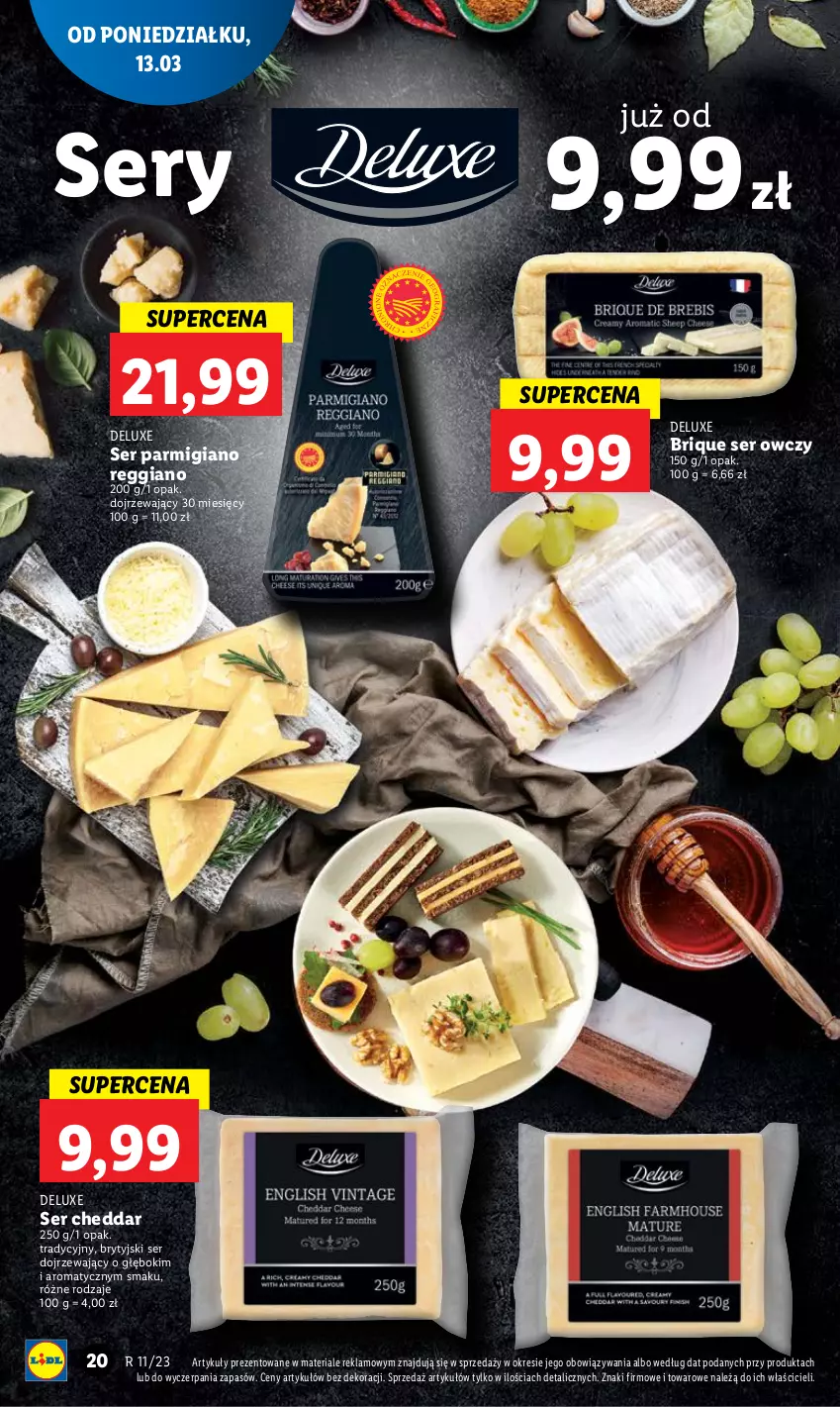 Gazetka promocyjna Lidl - GAZETKA - ważna 13.03 do 15.03.2023 - strona 24 - produkty: Cheddar, Ser, Ser owczy