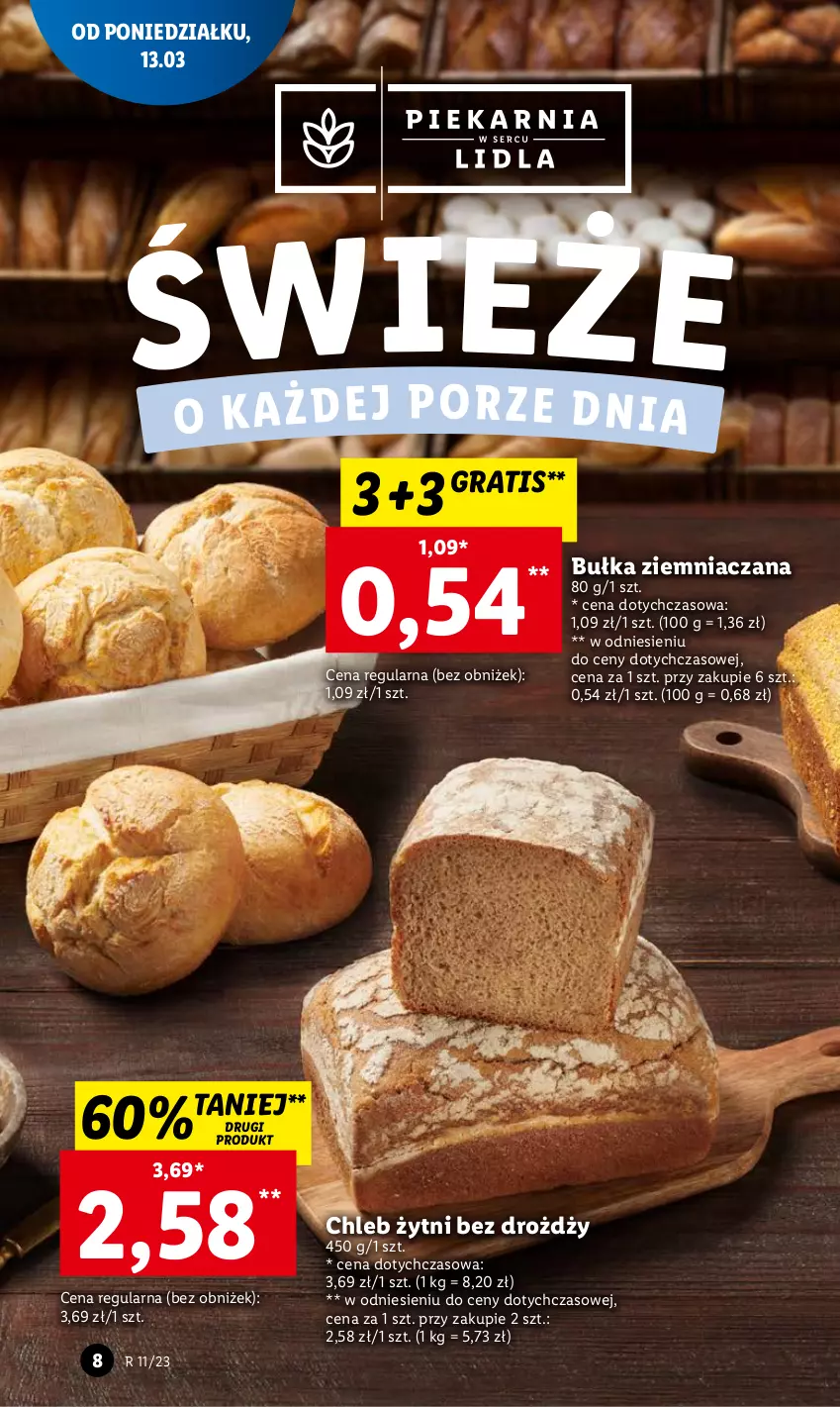 Gazetka promocyjna Lidl - GAZETKA - ważna 13.03 do 15.03.2023 - strona 8 - produkty: Bułka, Chleb, Gra