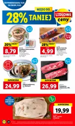 Gazetka promocyjna Lidl - GAZETKA - Gazetka - ważna od 15.03 do 15.03.2023 - strona 28 - produkty: Piec, Polędwica, Tusz, Morliny, Metka tatarska, Kiełbasa biała, Kiełbasa, Mięso