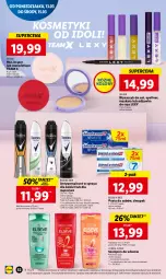 Gazetka promocyjna Lidl - GAZETKA - Gazetka - ważna od 15.03 do 15.03.2023 - strona 58 - produkty: Elseve, Rexona, Błyszczyk do ust, Pasta do zębów, Maskara, Rozświetlacz, L’Oréal, Szampon, Odżywka, GRID, Maska, Antyperspirant, Blend-a-Med