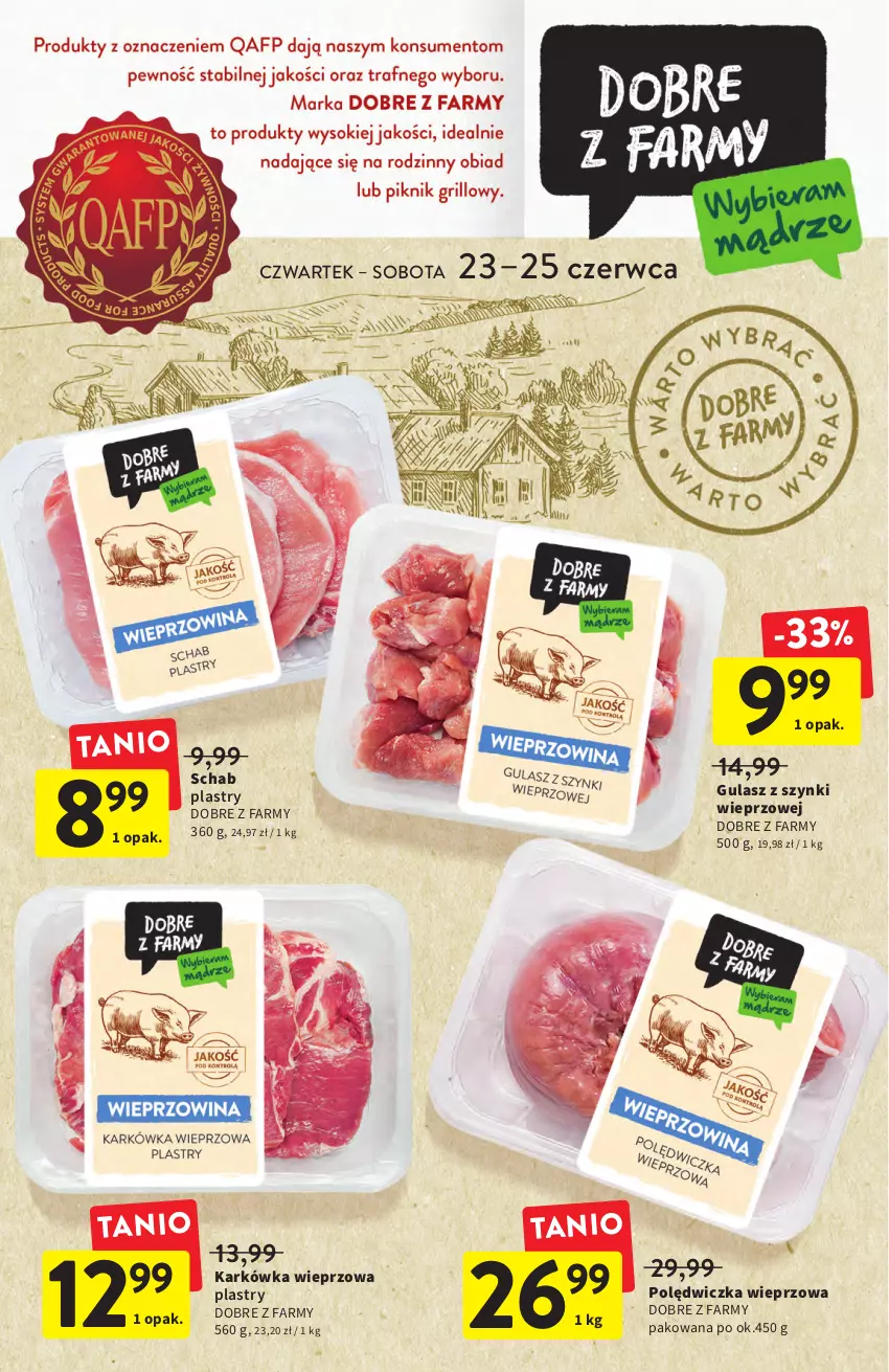 Gazetka promocyjna Intermarche - Start Tygodnia - ważna 27.06 do 29.06.2022 - strona 12 - produkty: Fa, Karkówka wieprzowa, Polędwiczka wieprzowa