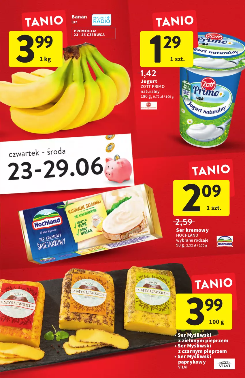 Gazetka promocyjna Intermarche - Start Tygodnia - ważna 27.06 do 29.06.2022 - strona 5 - produkty: Hochland, Jogurt, Pieprz, Ser, Zott, Zott Primo