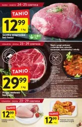 Gazetka promocyjna Intermarche - Start Tygodnia - Gazetka - ważna od 29.06 do 29.06.2022 - strona 13 - produkty: Kurczak, Warzywa, Sól, Pur, Szynka wieprzowa, Golonka z indyka, Kawa, Laur, Sałat, Szynka, Pieprz, Pręga wołowa, Wino, Grill, Pomidory, Mięso, Podudzie z kurczaka